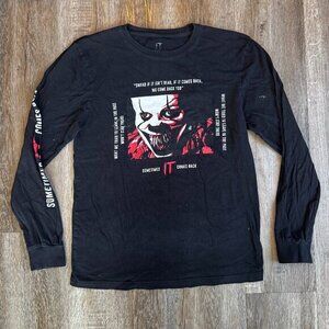 Pennywise IT Chapter Two Long Sleeve Shirt Small Halloween